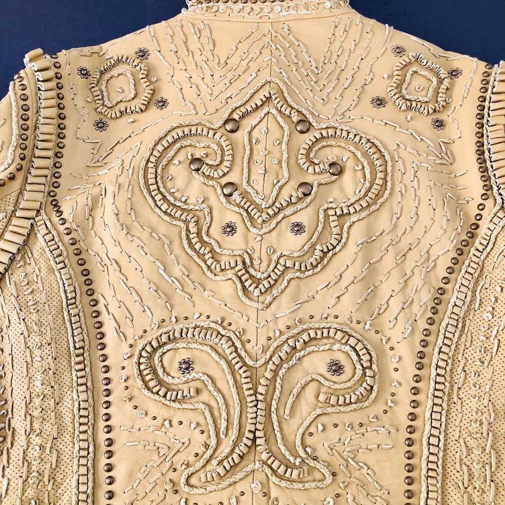 Double D Ranch Leather Jacket - Rare - Picture 10 of 16